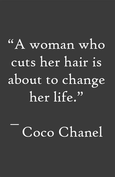 coco chanel hair quote|a woman who cuts her hair by coco chanel.